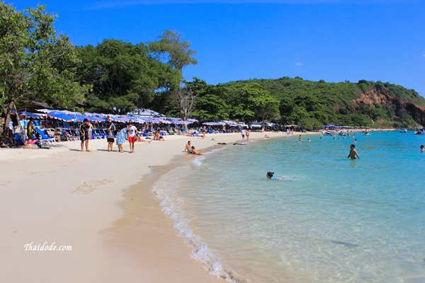 ภาพตามแนวชายหาดของหาดนวล